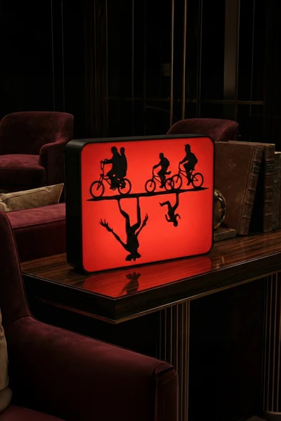 Stranger Things Tasarımlı Dekoratif Aydınlatma - Resim 3