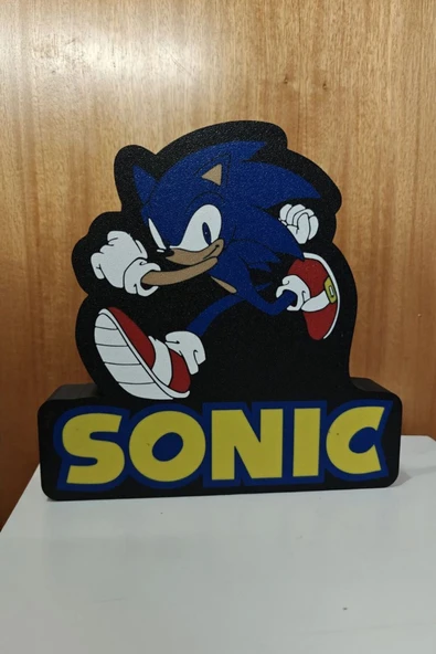 Sonic Tasarımlı Gece Lambası - Resim 2