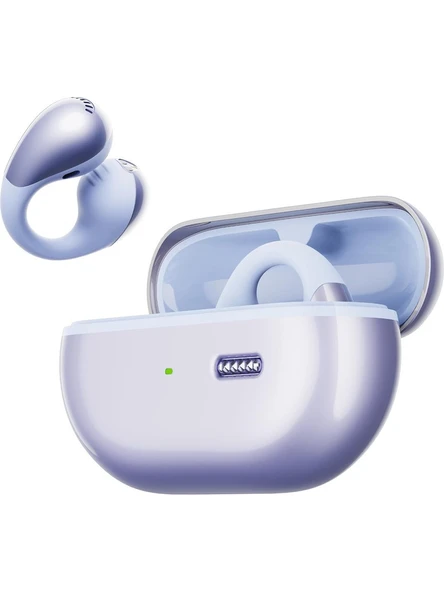 Soundpeats PearlClip Pro TWS Mor Open Ear Bluetooth Kulaklık ürün görseli 1