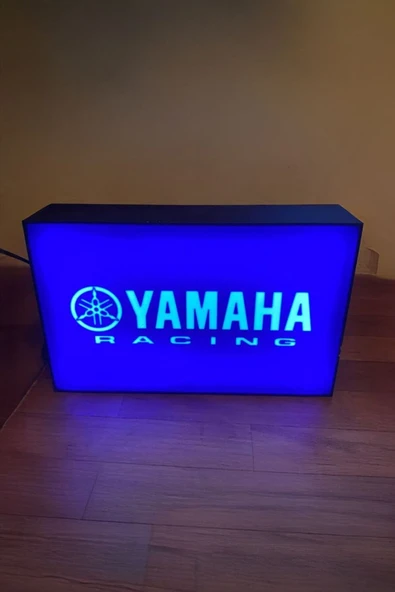 Yamaha Racing Tasarımlı Dekoratif Aydınlatma Gece Lambası ürün görseli 1