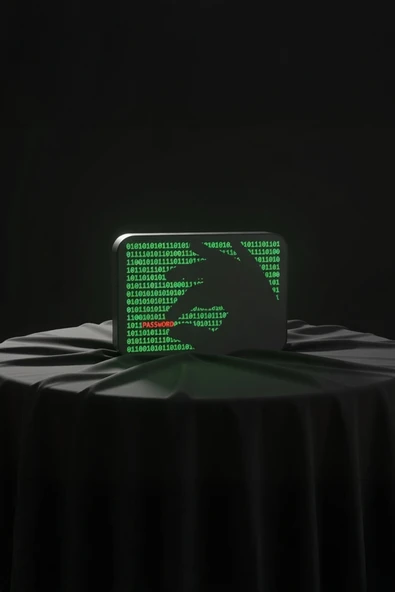 Hacker Password Tasarımlı Dekoratif Aydınlatma (25x16cm) ürün görseli 1