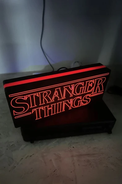 Stranger Things Tasarımlı Gece Lambası - Resim 2