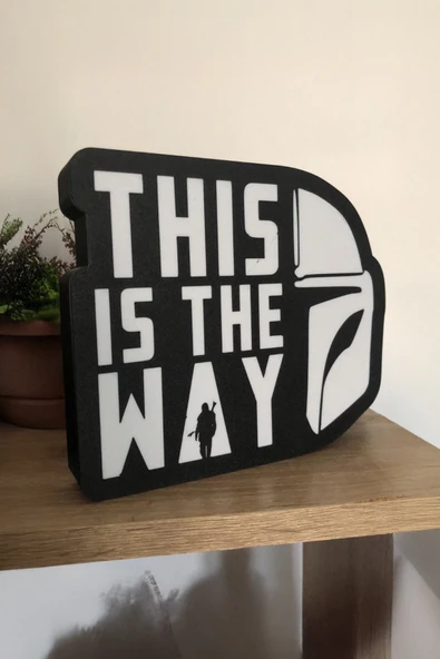 The Mandalorian This is the Way LED Aydınlatma ürün görseli 1