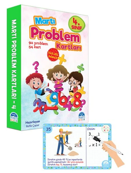 Martı 4.Sınıf Problem Kartları ürün görseli 1