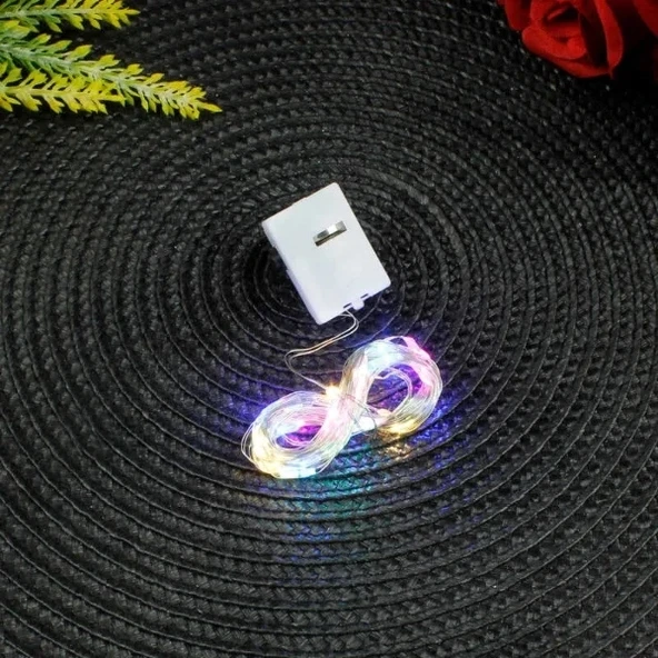 3 Metre RGB Pilli Peri Led - Resim 3