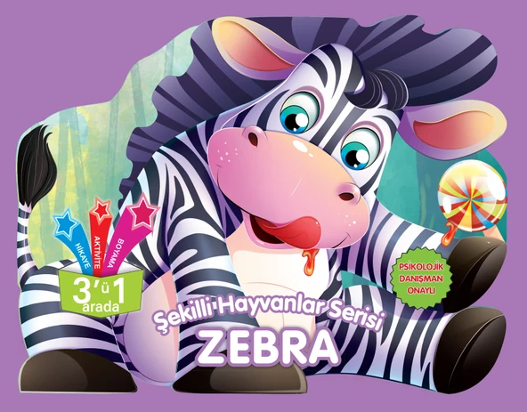 Şekilli Hayvanlar Serisi - Zebra ürün görseli 1