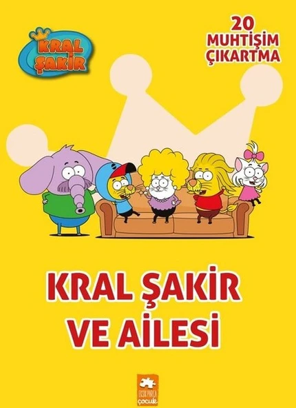 Kral Şakir ve Ailesi - Çıkartmalı Boyama Kitabı ürün görseli 1