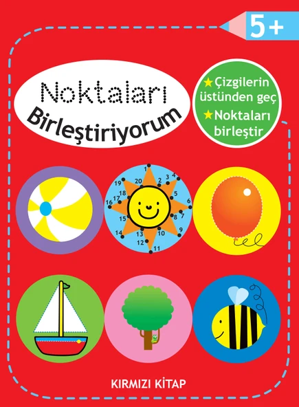 Noktaları Birleştiriyorum - Kırmızı Kitap +5 Yaş ürün görseli 1