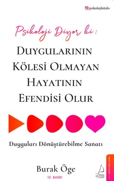 Psikoloji Diyor ki: Duygularının Kölesi Olmayan Hayatının Efendisi Olur ürün görseli 1