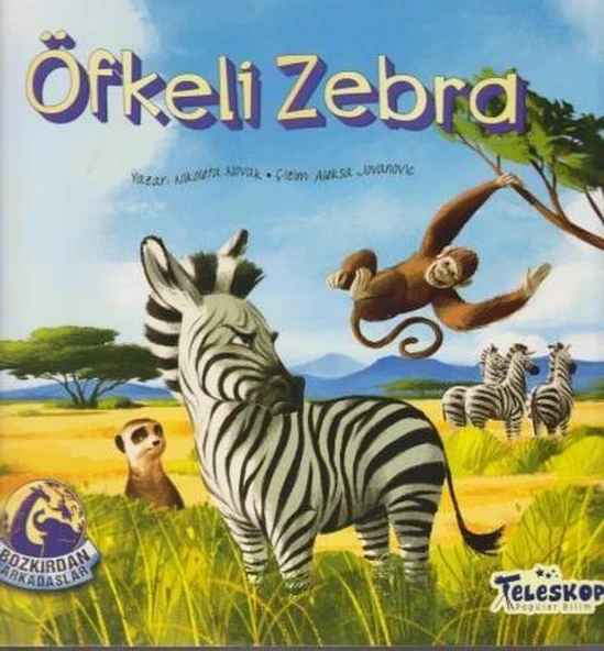 Öfkeli Zebra - Bozkırdan Arkadaşlar ürün görseli 1