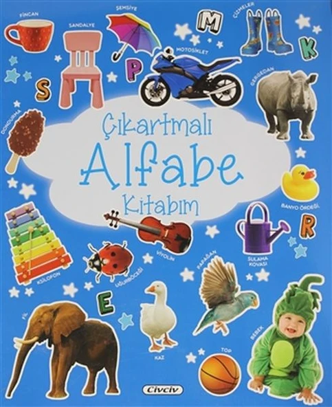 Çıkartmalı Alfabe Kitabım ürün görseli 1