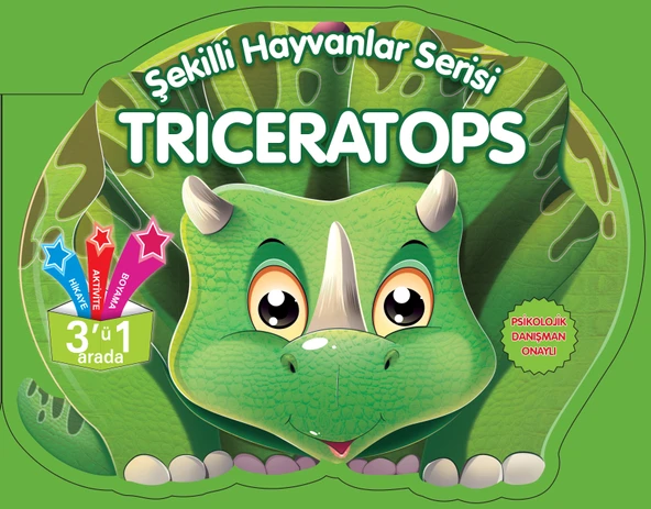 Şekilli Hayvanlar Serisi - Triceratops ürün görseli 1