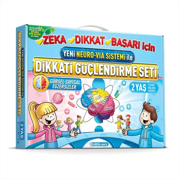 Dikkati Güçlendirme Seti - Anasınıfı –2 Yaş Neuro-Via ürün görseli 1
