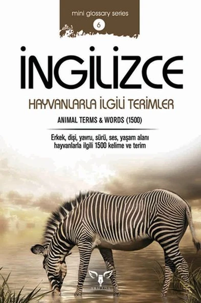 İngilizce Hayvanlarla İngilizce Terimler (Mini Glossary Series 6) ürün görseli 1