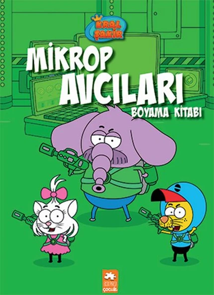 Kral Şakir Mikrop Avcıları Boyama Kitabı ürün görseli 1