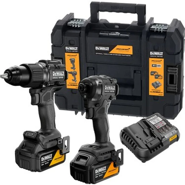 Dewalt DCK2222MP2T-QW Mclaren F1 Team 18V XR 2x5.0AH Akülü Kömürsüz Darbeli Matkap ve Vidalama Seti ürün görseli 1