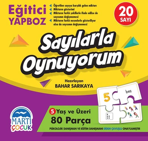 Sayılarla Oynuyorum - Eğitici Yapboz ürün görseli 1