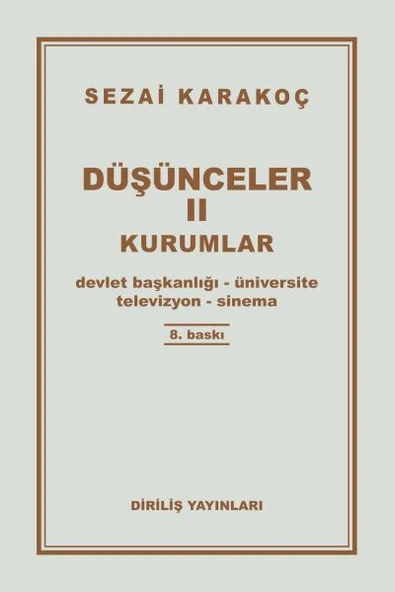 Düşünceler 2 - Kurumlar ürün görseli 1