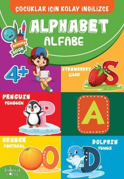 Çocuklar İçin Kolay İngilizce - Alphabet Alfabe ürün görseli 1
