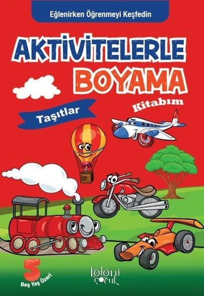 Taşıtlar - Aktivitelerle Boyama Kitabım ürün görseli 1