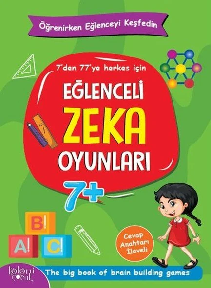 Eğlenceli Zeka Oyunları - Yeşil Kitap - Öğrenirken Eğlenceyi Keşfedin ürün görseli 1