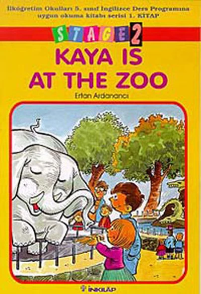 Kaya Is At The Zoo Stage 2 İlköğretim Okulları 5. Sınıf İngilizce Ders Programına Uygun Okuma Kitabı ürün görseli 1