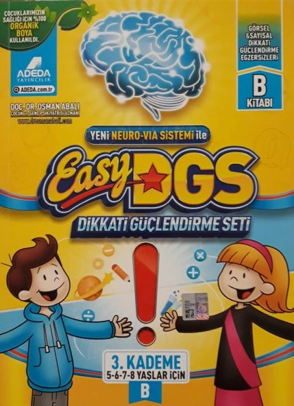 EASY Dikkati Güçlendirme Seti 5-8 yaş B Kitapçığı ürün görseli 1