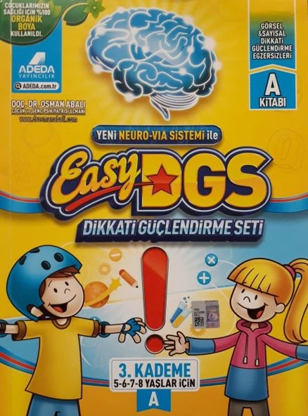 EASY Dikkati Güçlendirme Seti 5-8 yaş A Kitapçığı ürün görseli 1