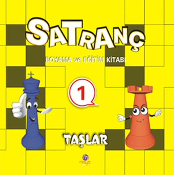 Satranç Boyama ve Eğitim Kitabı -1 / Taşlar ürün görseli 1