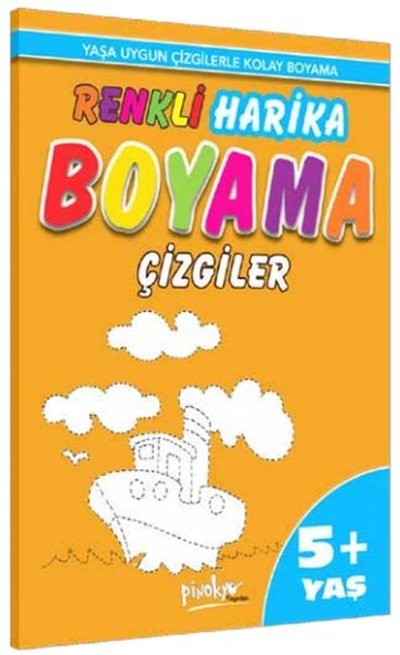 Renkli Harika Boyama Çizgiler (5+Yaş) ürün görseli 1