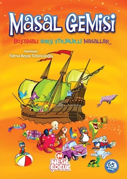 Masal Gemisi Boyamalı Soru Etkinlikli Masallar ürün görseli 1