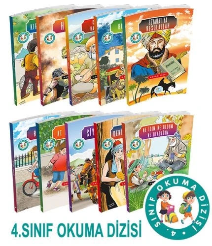 4. Sınıf Okuma Dizisi (10 Kitap Takım) ürün görseli 1