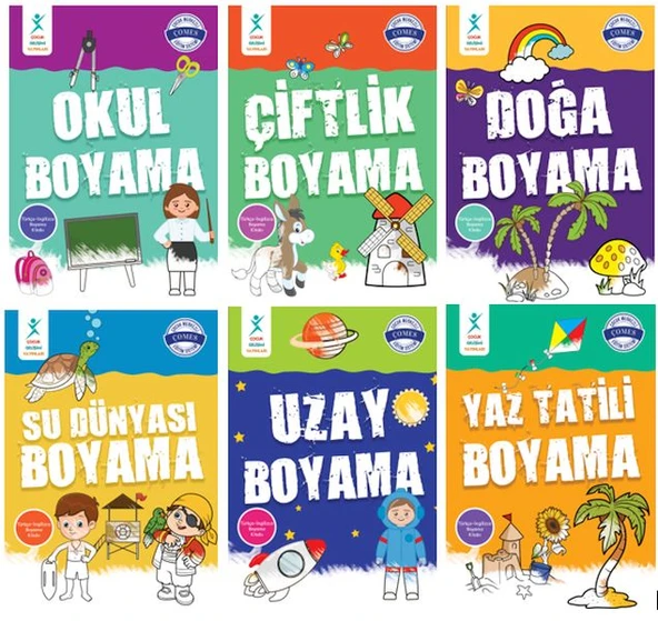 Çocuk Gelişimi Türkçe İngilizce Boyama Seti ürün görseli 1