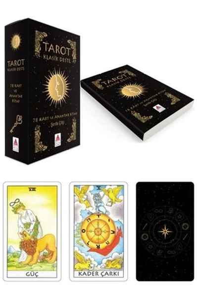 Tarot Klasik Deste, 78 Kart ve Anahtar Kitap ürün görseli 1