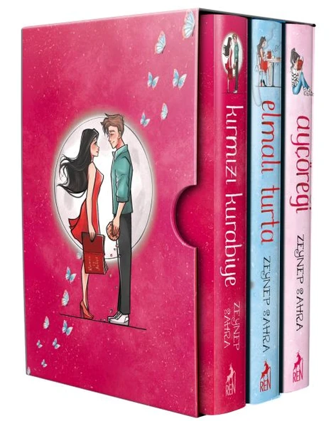 Ayçöreği - Elmalı Turta - Kırmızı Kurabiye (3 Kitap Takım) (Ciltli) ürün görseli 1