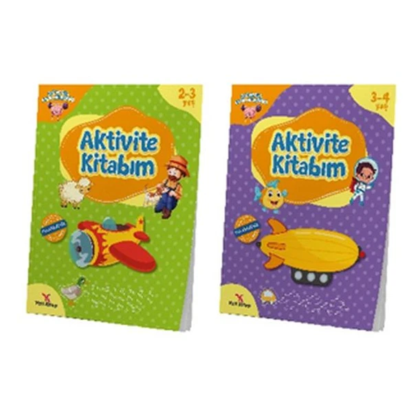 2-4 Yaş Aktivite Kitabım Evde Etkinlik Seti ürün görseli 1