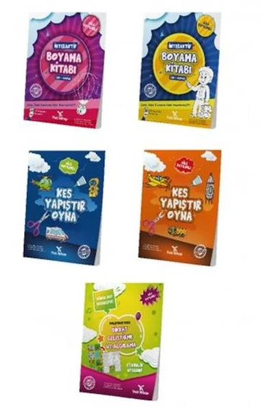 Okul Öncesi Etkinlik Seti 4-6 Yaş (5 Kitap) ürün görseli 1