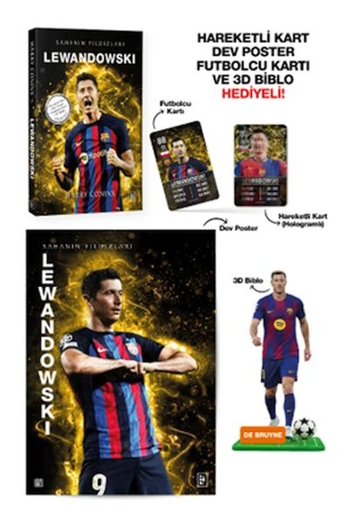 Lewandowski - Sahanın Yıldızları - 3D Biblo Hediyeli! ürün görseli 1