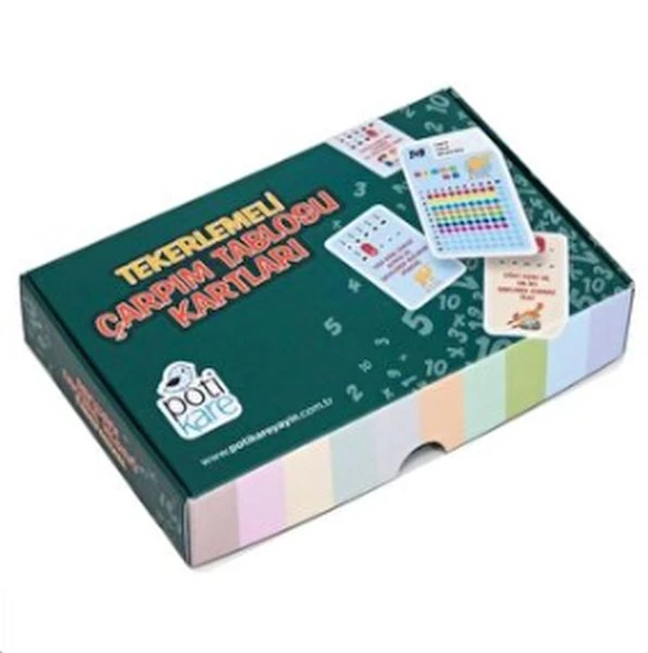 Tekerlemeli Çarpım Tablosu Kartları ürün görseli 1