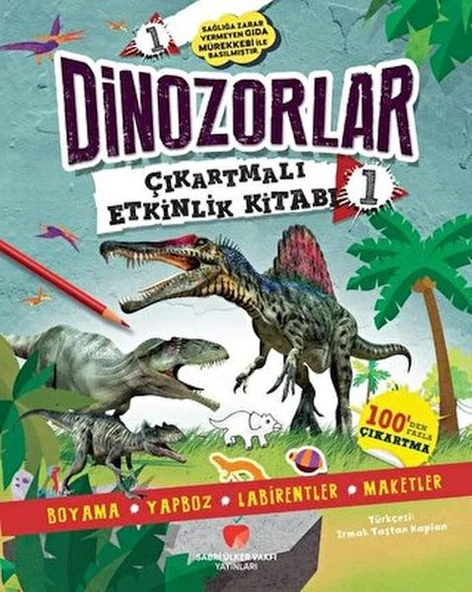 Dinozorlar Çıkartmalı Etkinlik Kitabı 1 ürün görseli 1