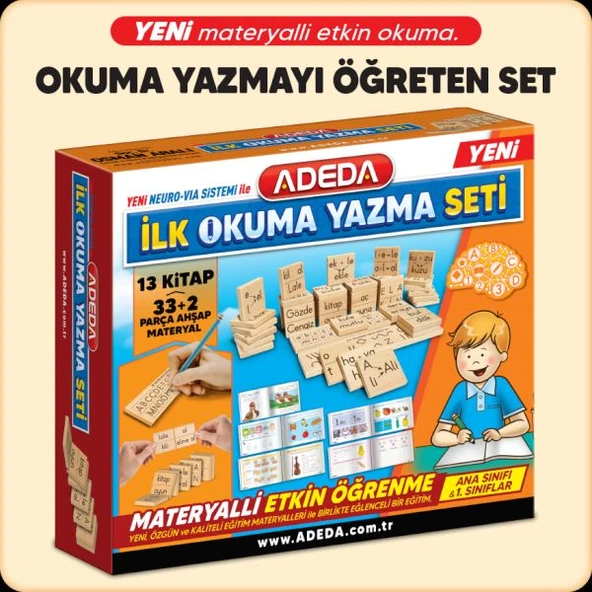 İlk Okuma Yazma Seti (Anasınıfı - 1.Sınıflar) ürün görseli 1