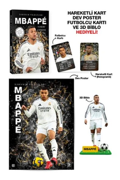 Mbappé - Sahanın Yıldızları - 3D Biblo Hediyeli! ürün görseli 1