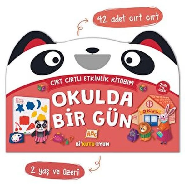 Cırt Cırtlı Etkinlik Kitabım - Okulda Bir Gün (2+ Yaş) ürün görseli 1