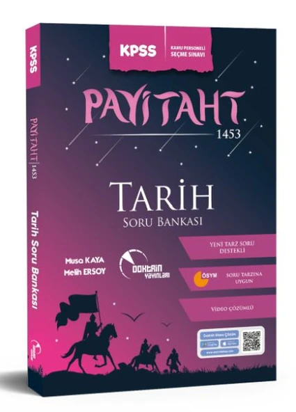 Doktrin Yayınları KPSS Payitaht 1453 Tarih Soru Bankası (Video Çözümlü) ürün görseli 1
