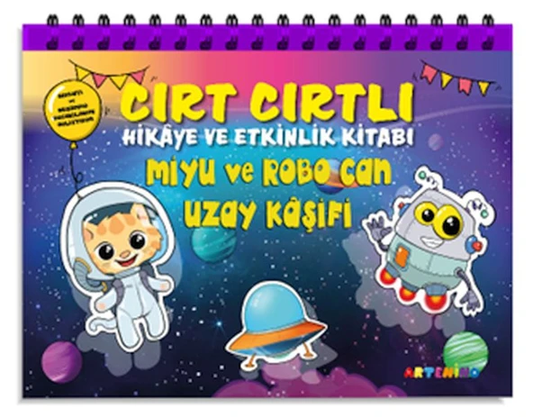 Miyu Ve Robo Can Uzay Kaşifi - Cırt Cırtlı Hikaye ve Aktivite Kitap Serisi ürün görseli 1