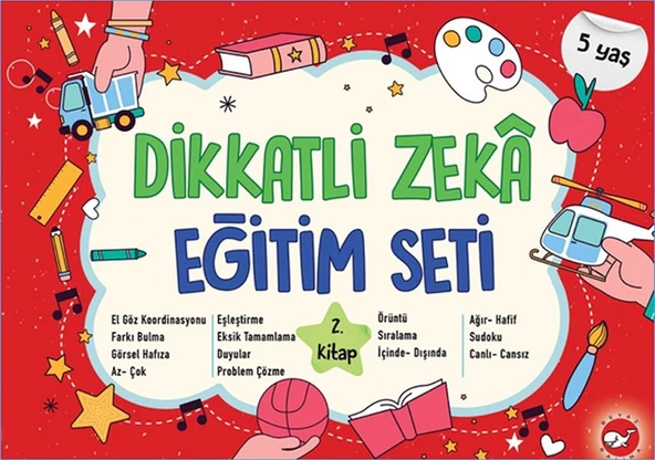 Dikkatli Zeka Eğitim Seti - 2. Kitap (5 Yaş) ürün görseli 1