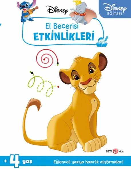 Disney Eğitsel Simba El Becerisi Etkinlikleri Yazıya Hazırlık ürün görseli 1