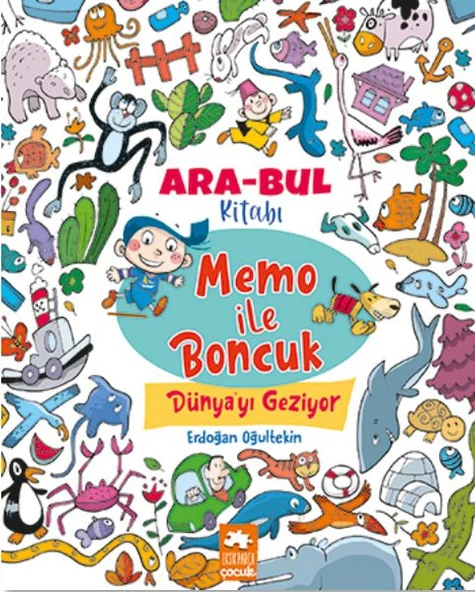 Memo ile Boncuk Dünya’yı  Geziyor - Ara Bul Kitabı ürün görseli 1