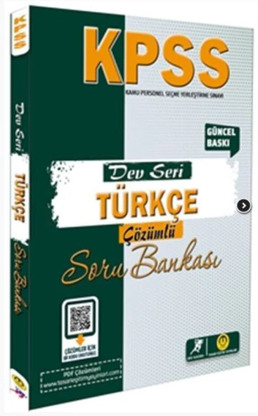 Tasarı Yayınları KPSS Türkçe Dev Seri Soru Bankası ürün görseli 1