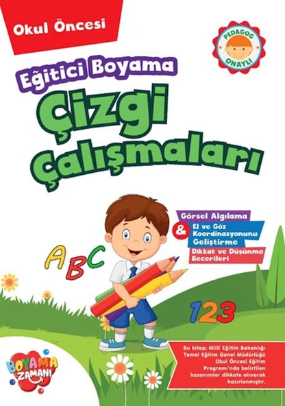 Eğitici Boyama - Çizgi Çalışmaları ürün görseli 1